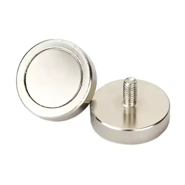 Male Stud Fixing Pot Magnet Nickel Plated Neodymium Magnet