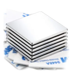 Strong square permanent magnet Adhesive Backed magnet