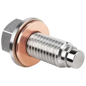 Stainless steel galvanized M12x17.5 magnetic oil drain plug