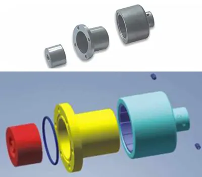 Axel Hole Drum Magnetic Coupling