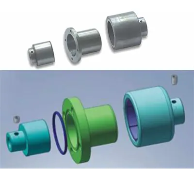 Unthreaded Hole Drum Magnetic Coupling