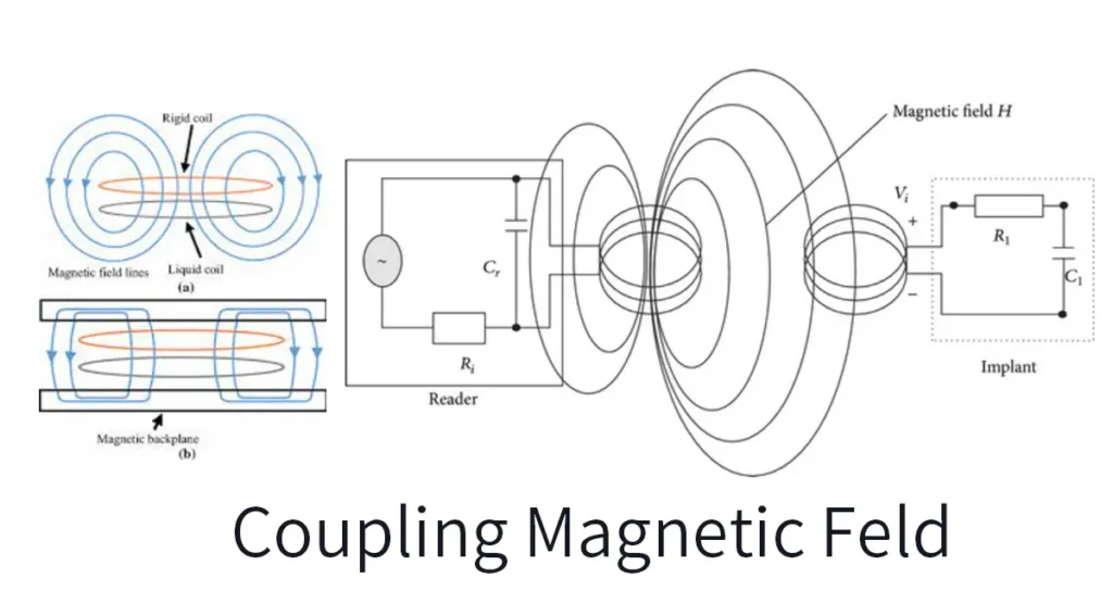 Magnetic field of magnetic coupling