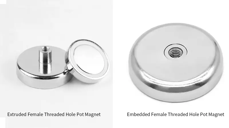 Threaded Hole Pot Magnets