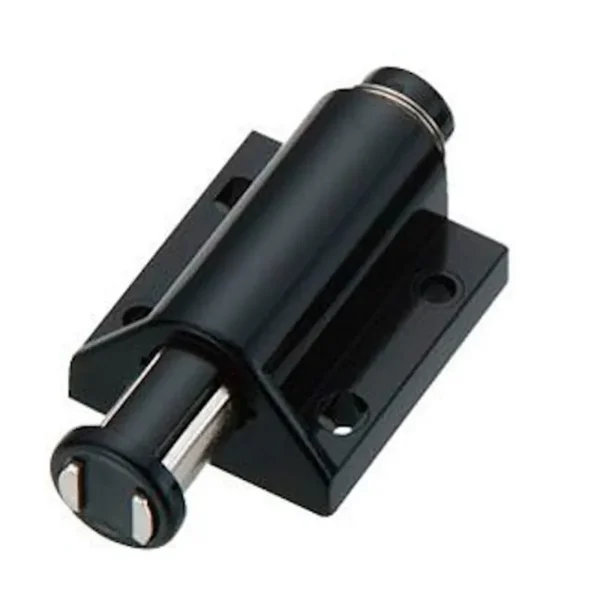 Black plastic magnetic touch latch