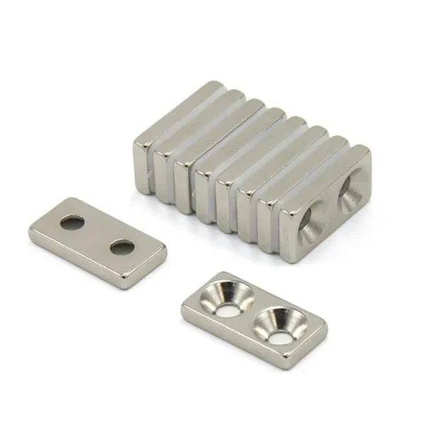 NdFeB Rectangular Countersunk Latch Magnets