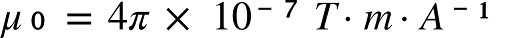 Physical constant of magnetic permeability of free space 2