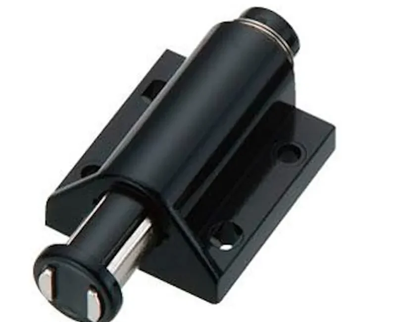 Black plastic magnetic touch latch