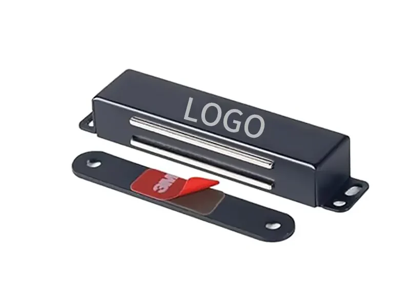 Rubber coated strong magnetic stainless steel heavy duty wall cabinet drawer latches